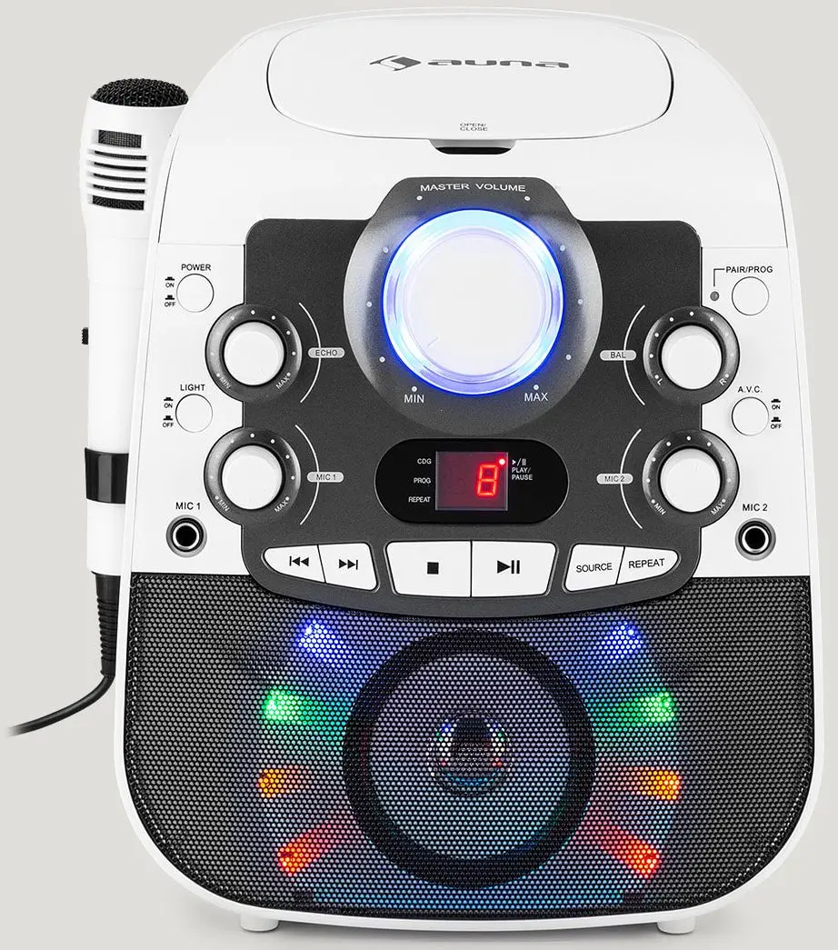 Караоке система Auna StarMaker 2.0 (White) - 2
