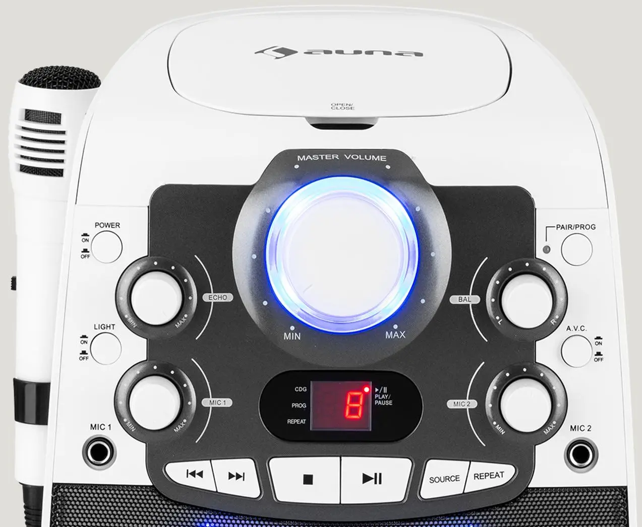 Караоке система Auna StarMaker 2.0 (White) - 4