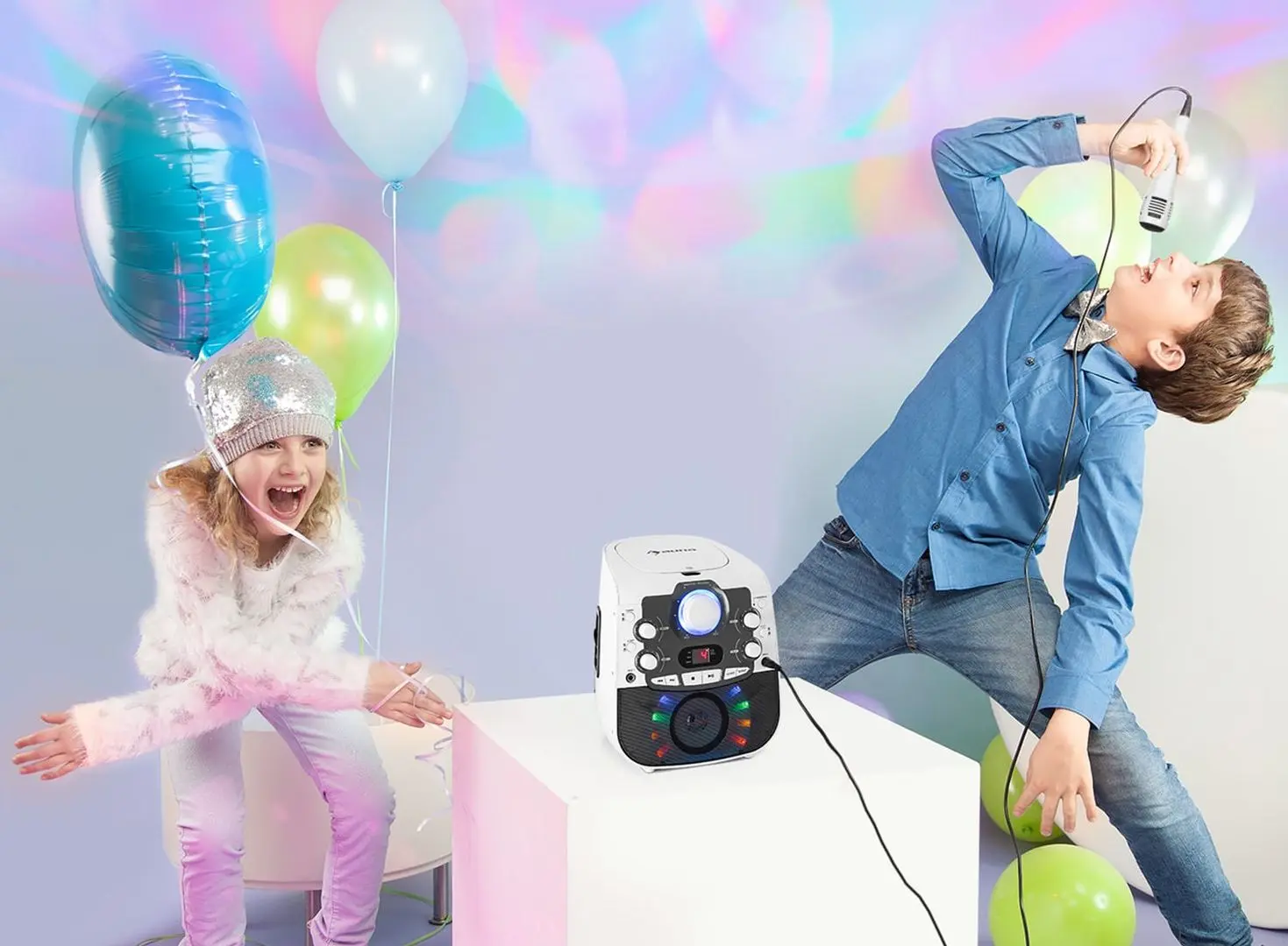 Караоке система Auna StarMaker 2.0 (White) - 5