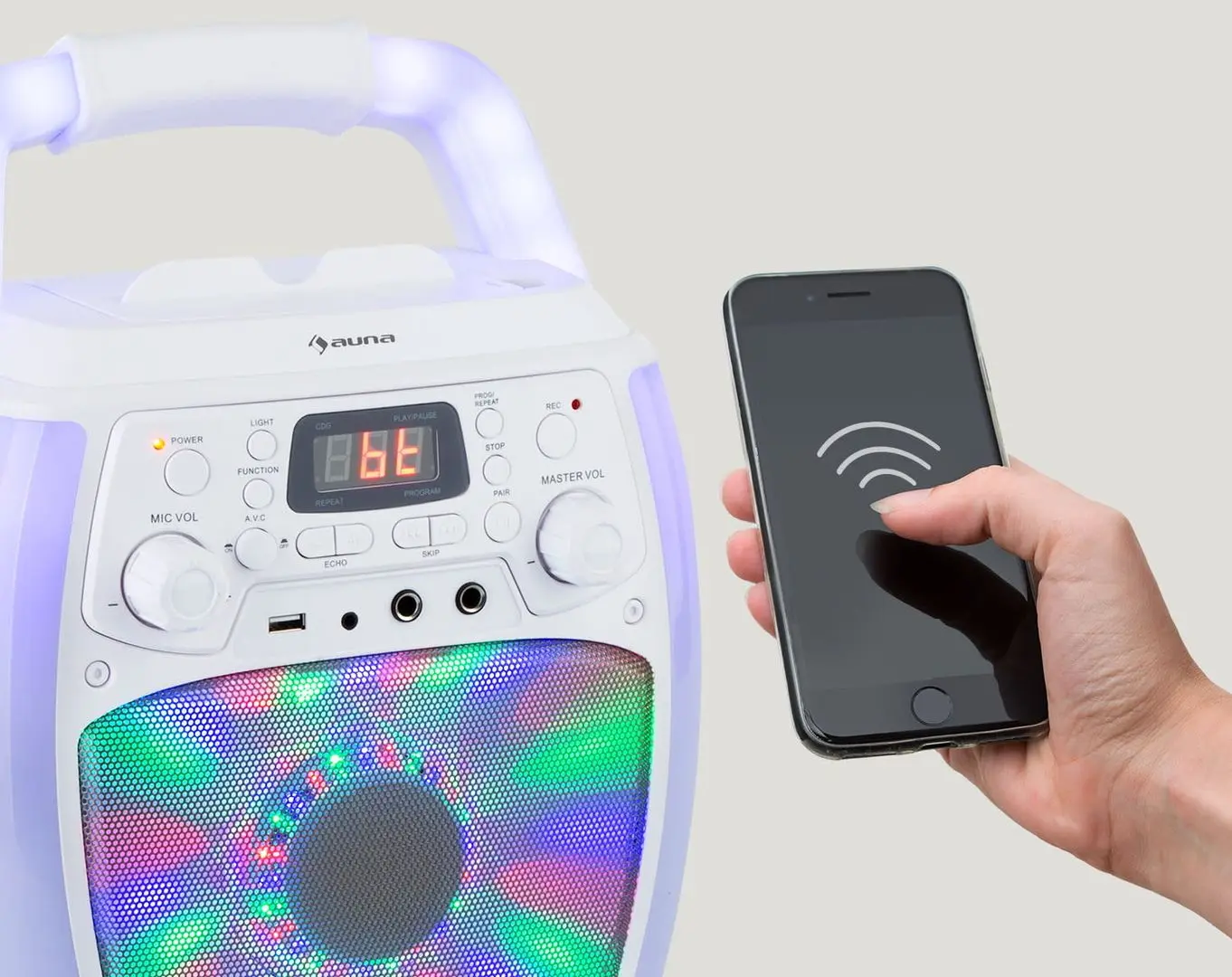 Караоке система Auna StarMaker Plus (White) - 4