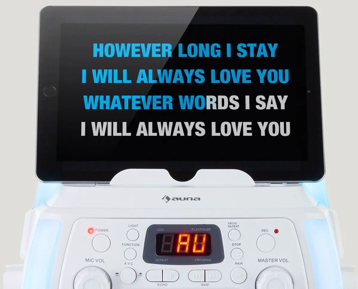 Караоке система Auna StarMaker Plus (White) - 5