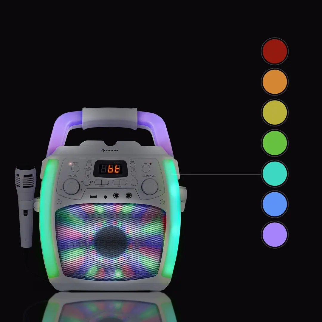 Караоке система Auna StarMaker Plus (White) - 8