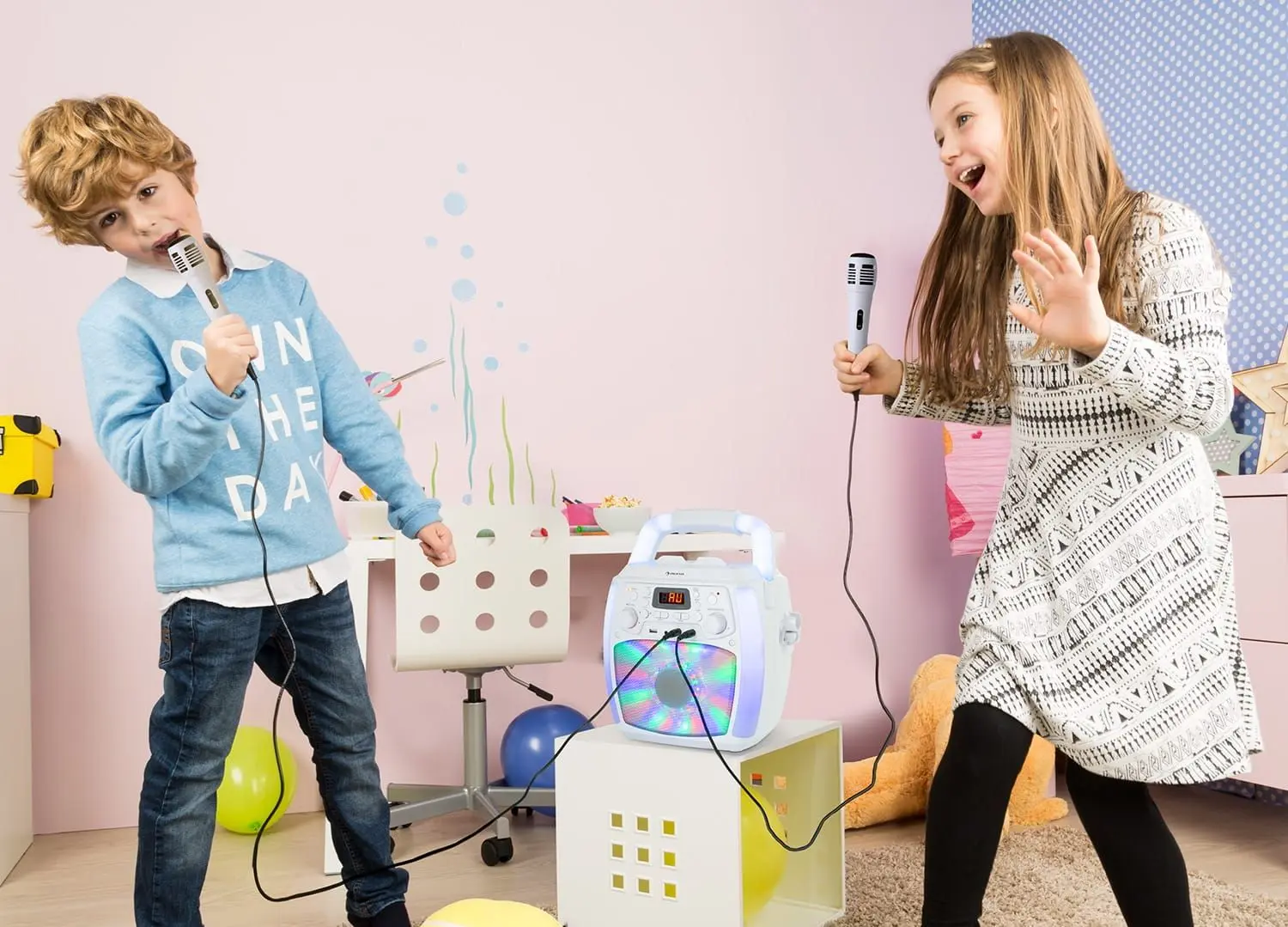 Караоке система Auna StarMaker Plus (White) - 9