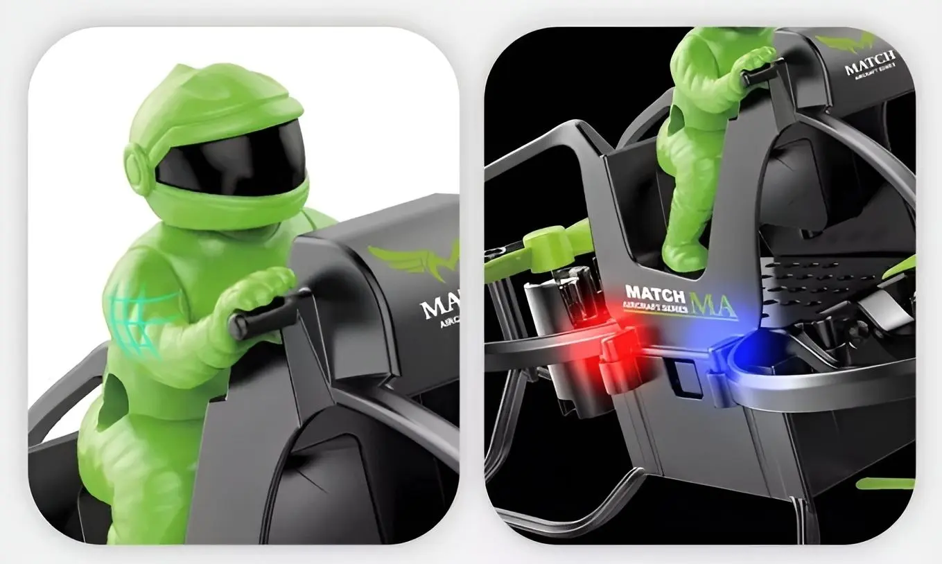 Drona pentru copii AliBibi RUC567669 (Black/Green)