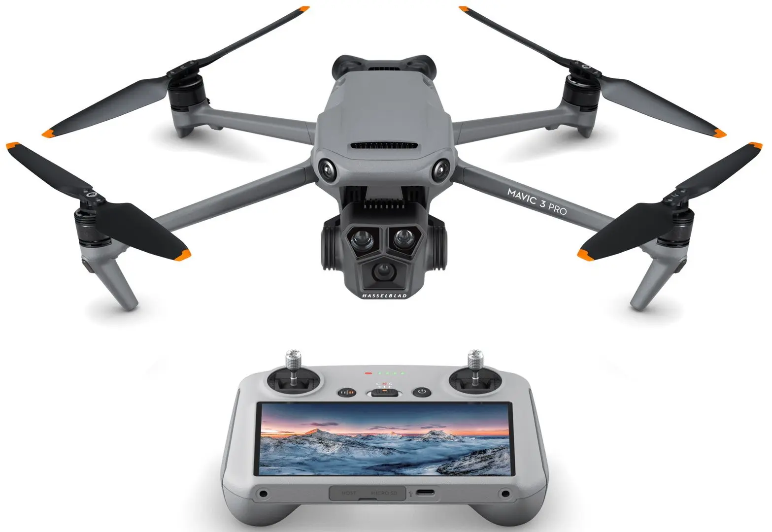 Quadcopter DJI Mavic 3 Pro + RC 5.5 (Grey)