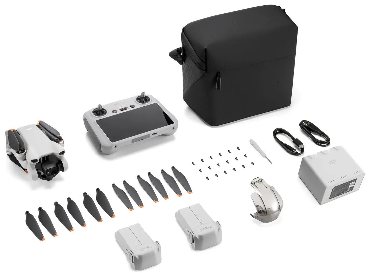 Quadcopter DJI Mini 3 Fly More Combo + Smart Controller (Grey)