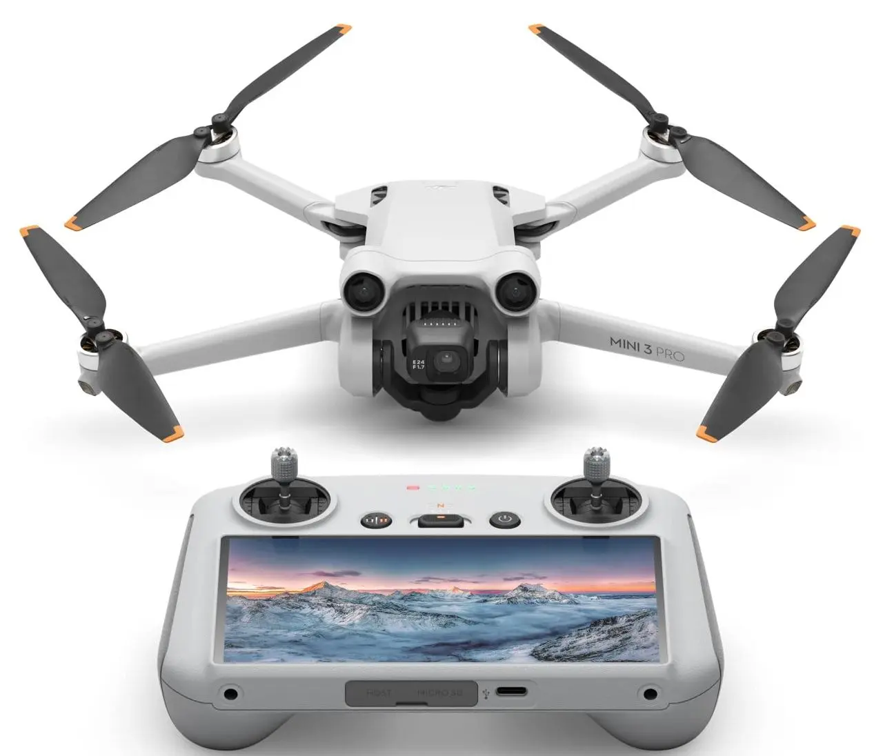 Quadcopter DJI Mavic 3 Pro + Smart Controller (Grey)