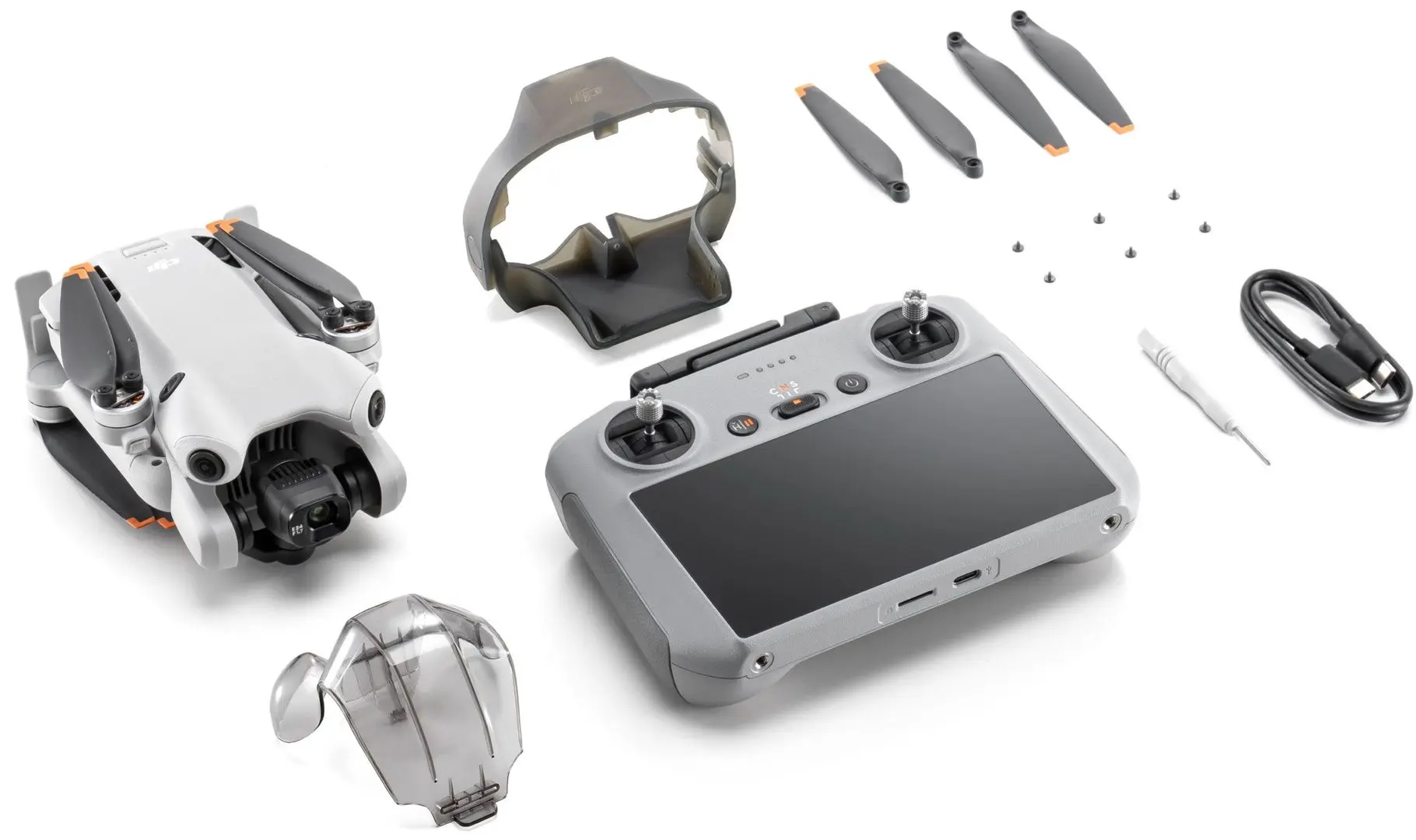 Quadcopter DJI Mini 4 Pro + RC2 (White)