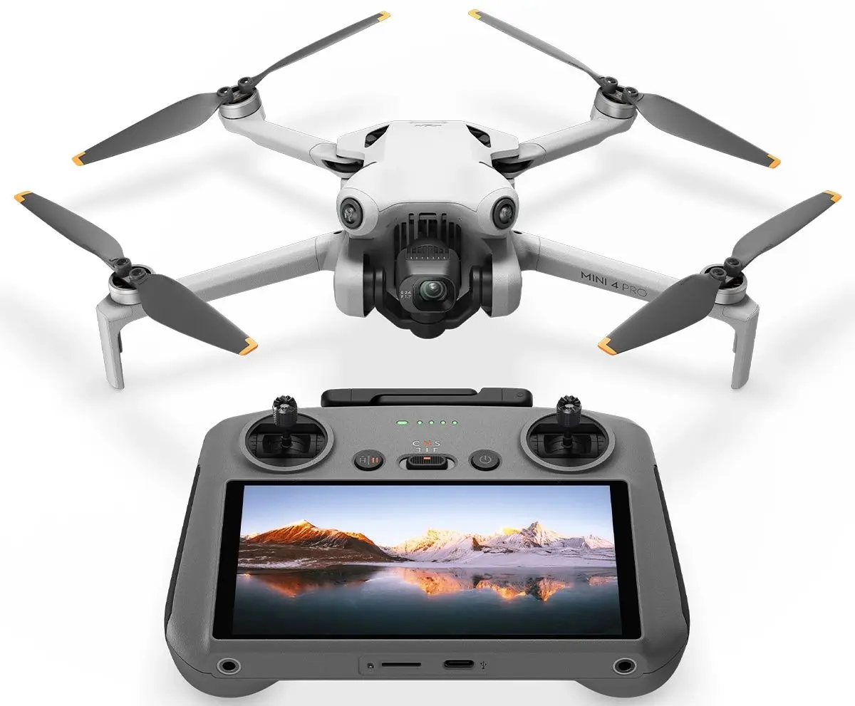 Quadcopter DJI Mini 4 Pro + RC2 (White)