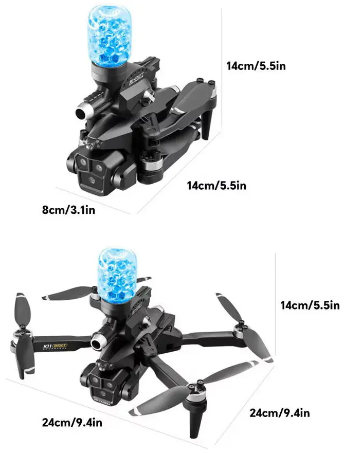 Квадрокоптер Sanjoyo RC K11 (Black)