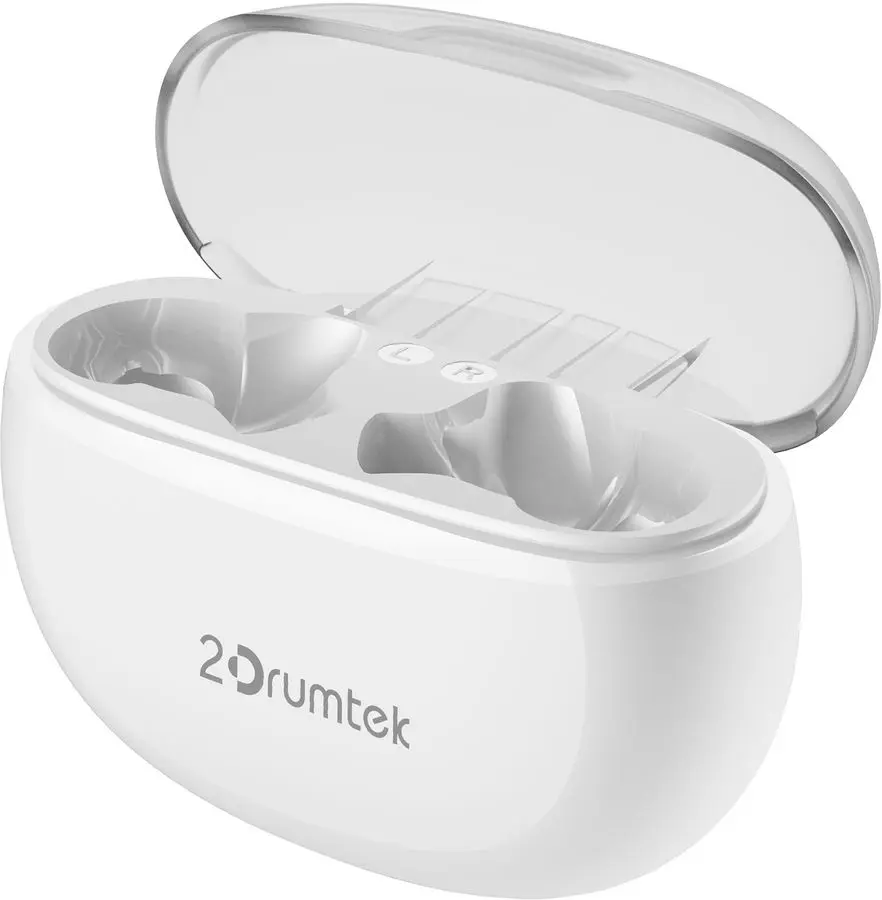 Casti fara fir A4tech 2Drumtek B25 (Grayish White) - 2