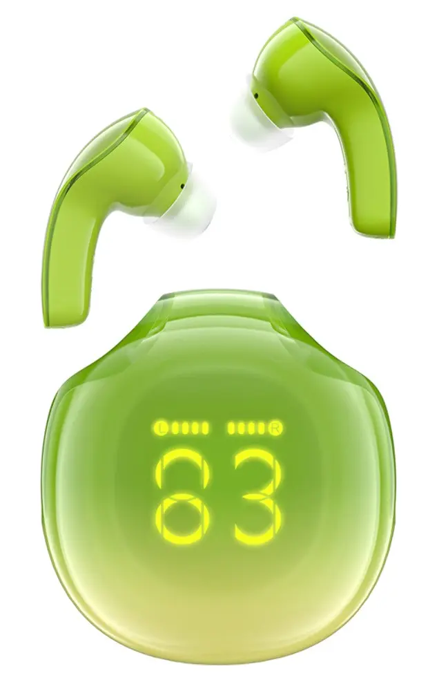 Casti fara fir Acefast T9 Crystal Air (Avocado Green)