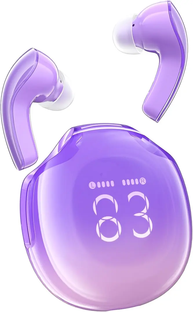 Casti fara fir Acefast T9 Crystal Air (Grape Purple)