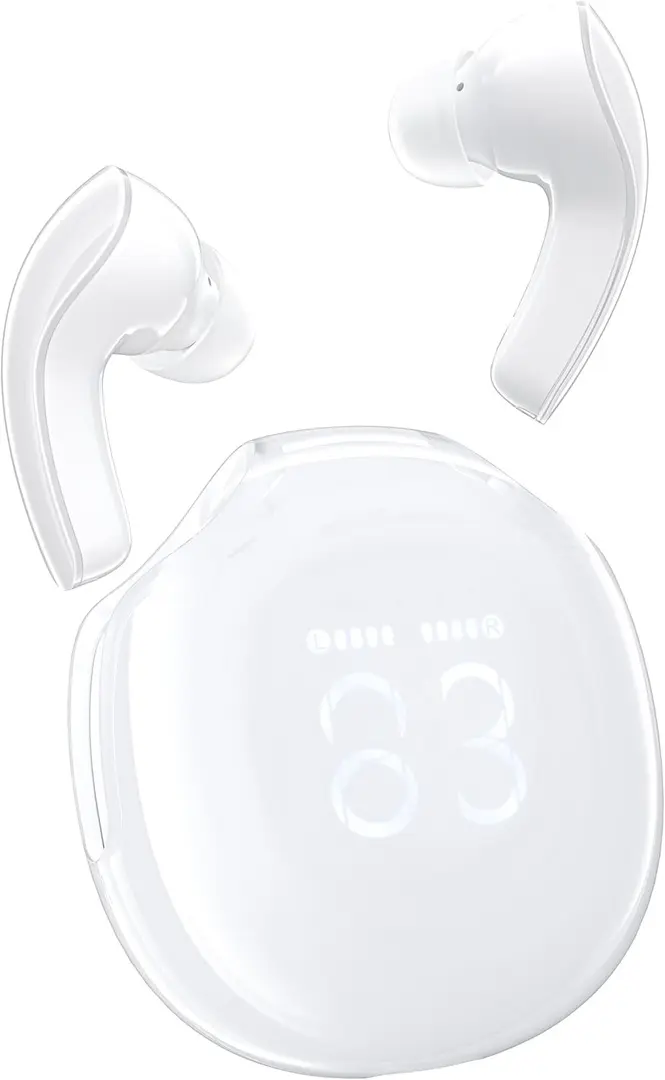 Casti fara fir Acefast T9 Crystal Air (Porcelain White)