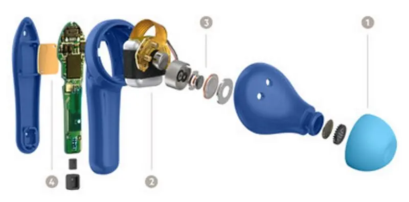 Беспроводные наушники Belkin SoundForm Nano PAC003BTBL (Blue) - 6