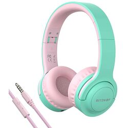 Детские наушники Blitzwolf BW-PCE (Green/Pink)