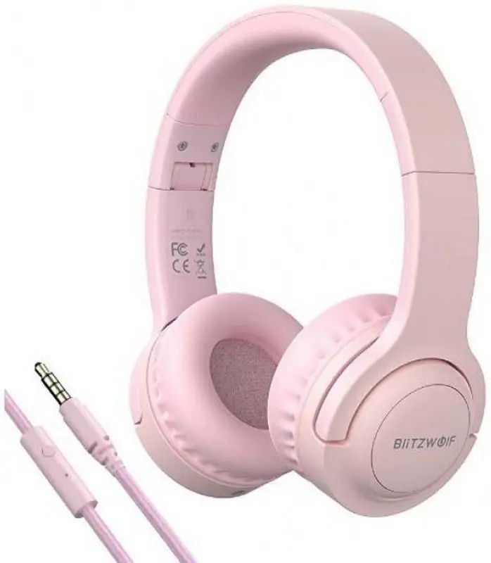 Casti pentru copii Blitzwolf BW-PCE (Pink)