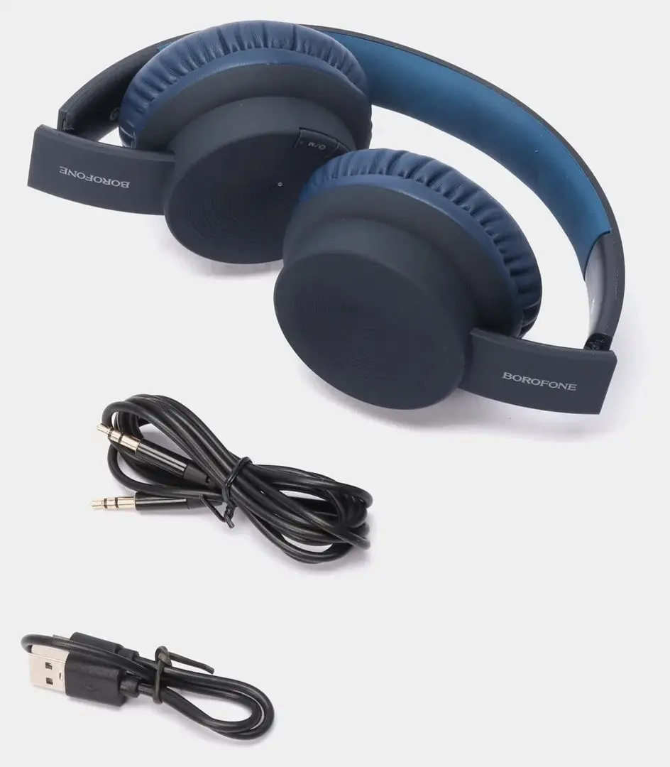 Беспроводные наушники Borofone BO11 Maily (Blue) - 4