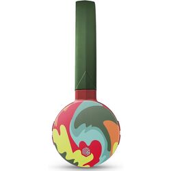 Беспроводные наушники Cellularline Music Sound Fantasy (Red/Green Waves) Thumb