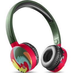 Casti fara fir Cellularline Music Sound Fantasy (Red/Green Waves)