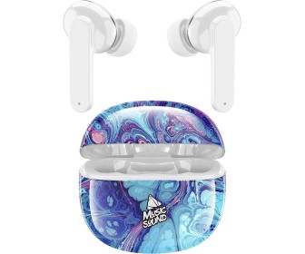 Беспроводные наушники CellularLine Music Sound Fluid (White)