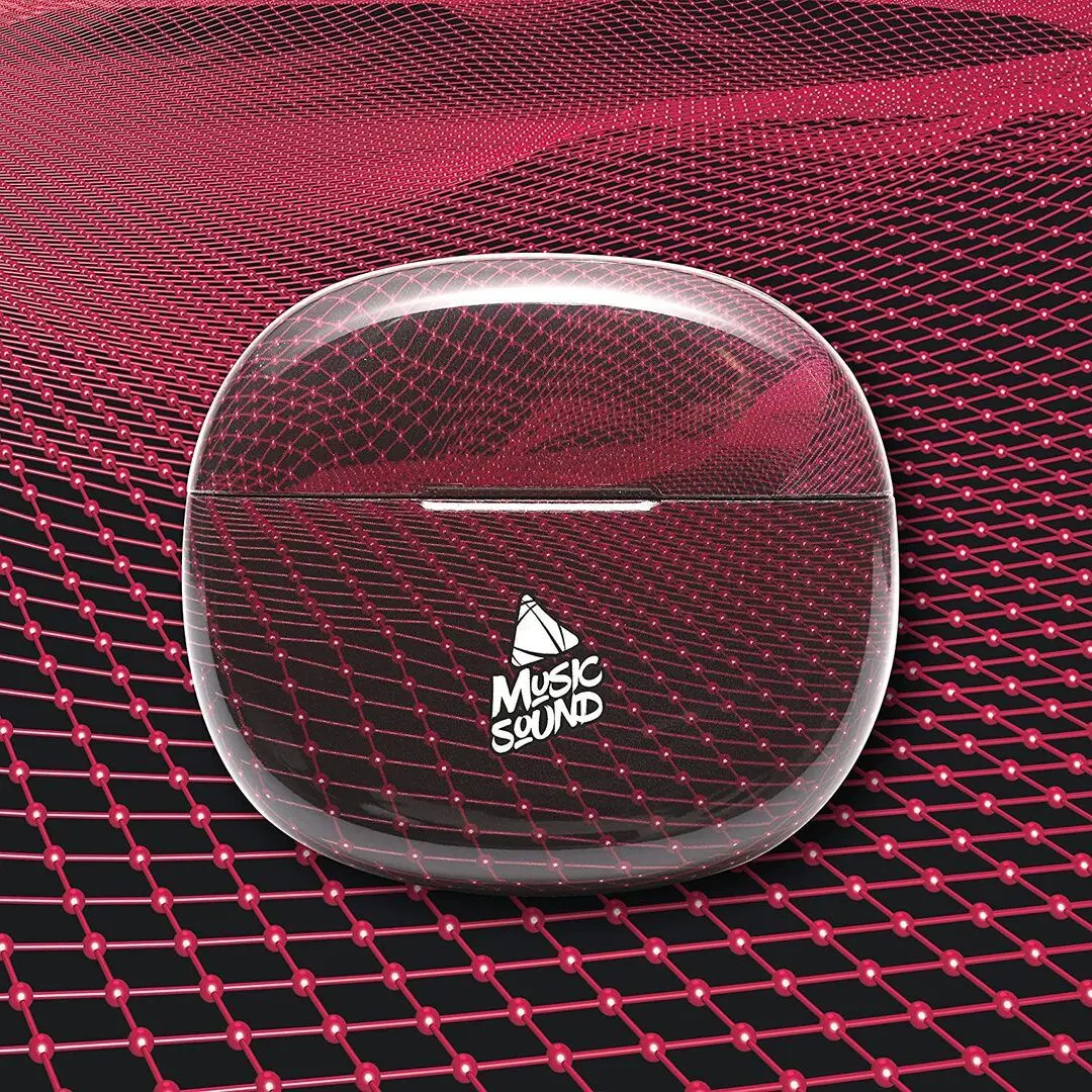 Беспроводные наушники CellularLine Music Sound Network (Black/Red)