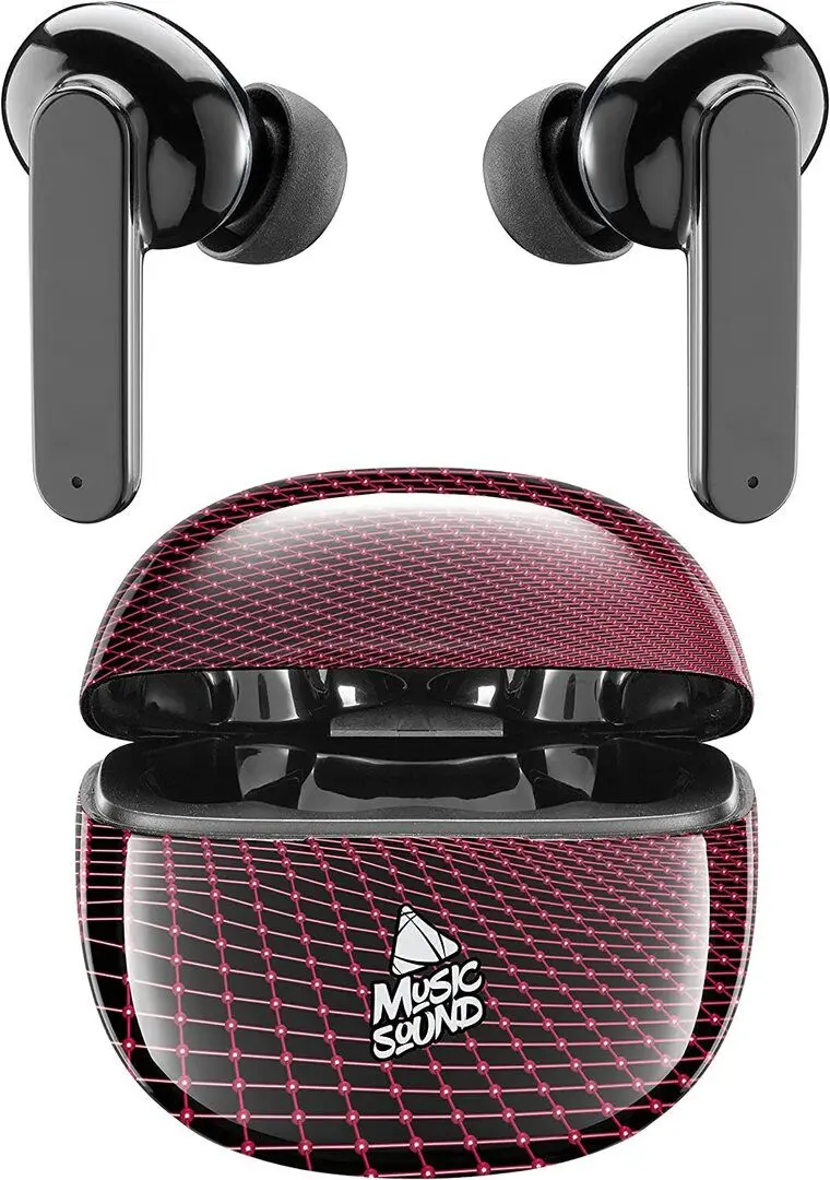 Беспроводные наушники CellularLine Music Sound Network (Black/Red)