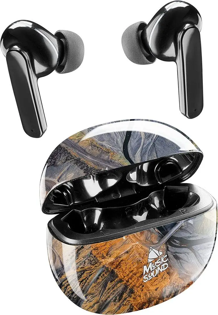 Беспроводные наушники CellularLine Music Sound Rock (Black/Brown)