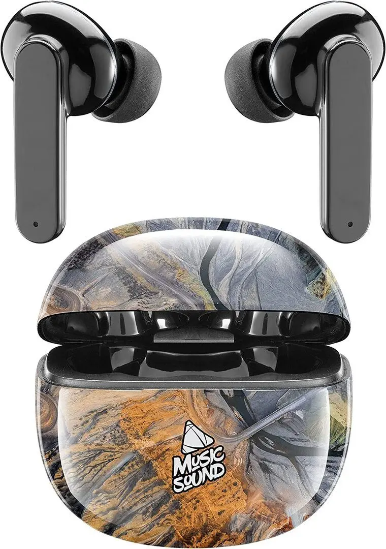 Беспроводные наушники CellularLine Music Sound Rock (Black/Brown)