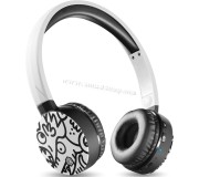 Casti fara fir Cellularline Music Sound (White/Black Graffiti)