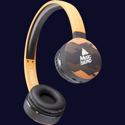 Беспроводные наушники Cellularline Music Sound (Yellow/Black) Thumb