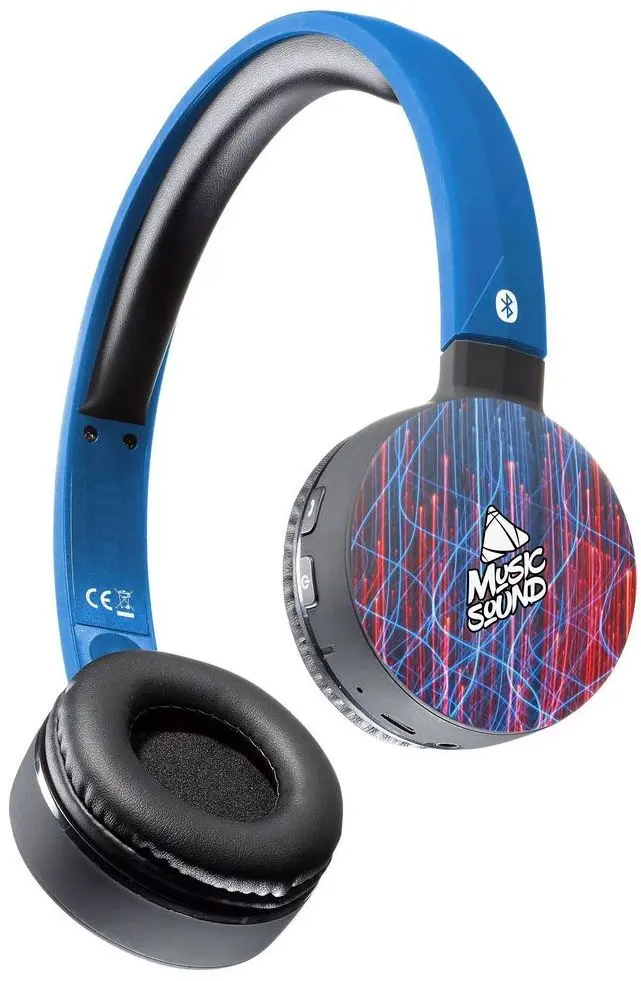 Casti fara fir CellularLine Musicsound Bluetooth (Blue)