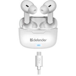 Casti fara fir Defender Twins 903 (White) Thumb