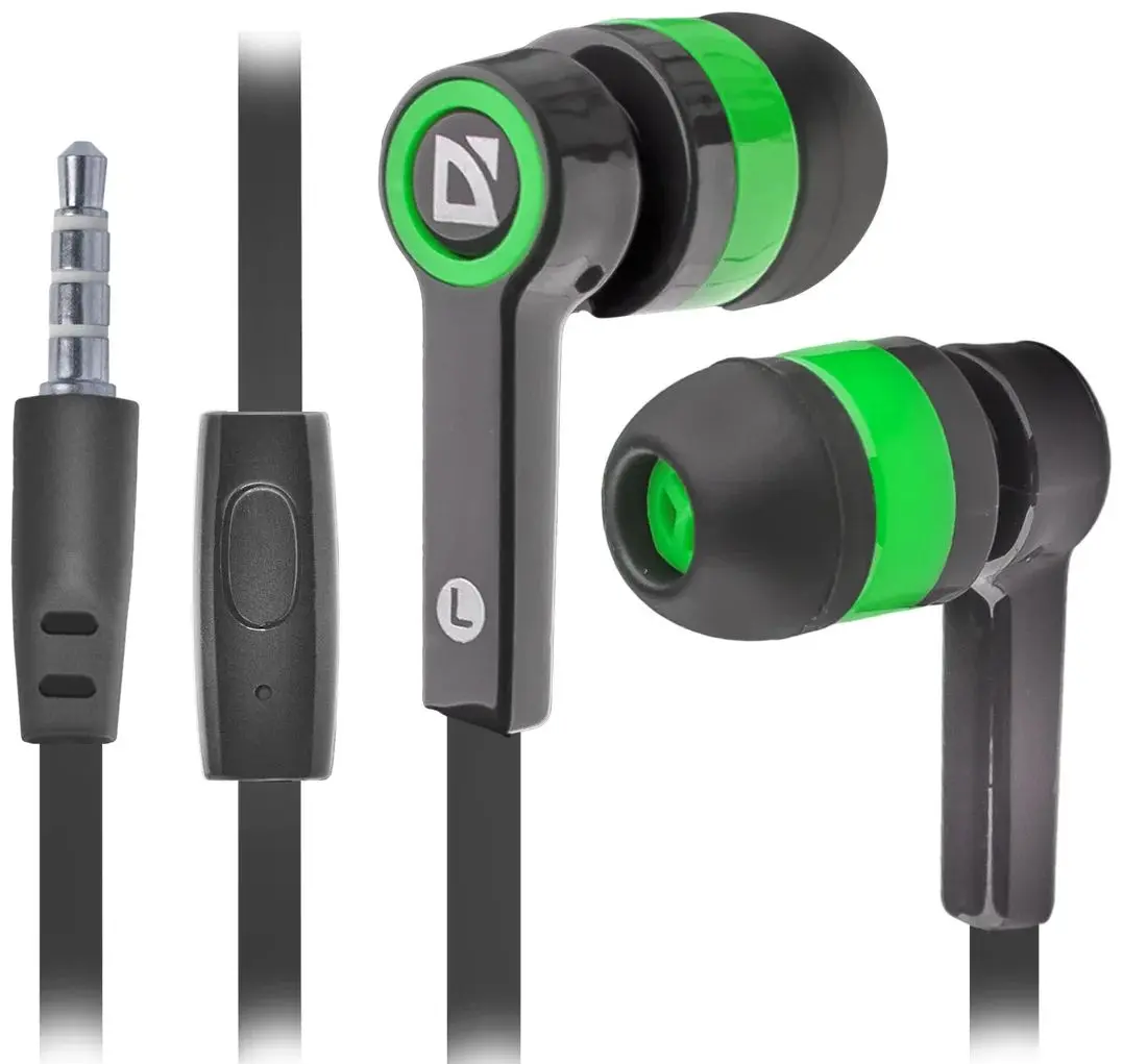 Casti Defender Pulse 420 (Black/Green)