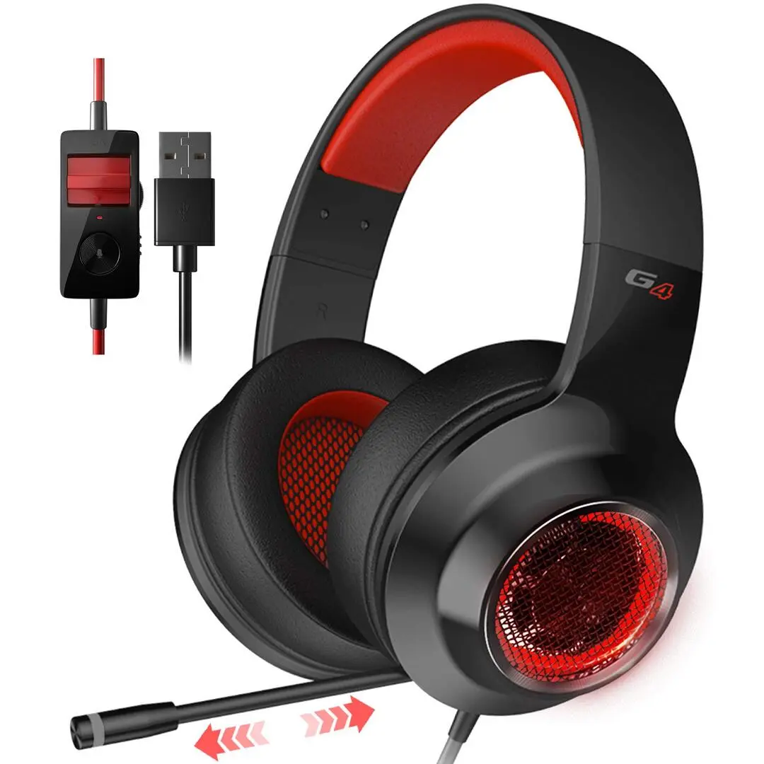 Casti Edifier G4 (Black/Red)