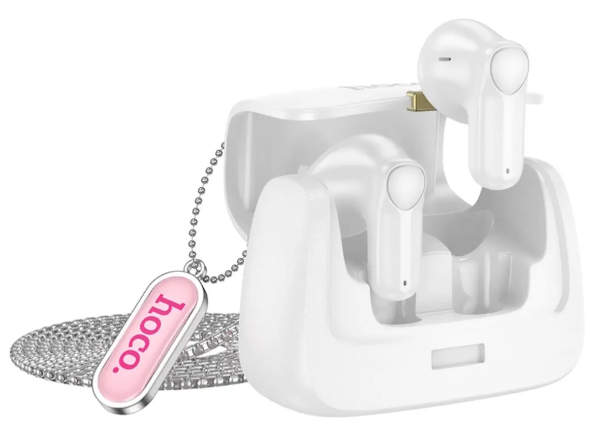 Casti fara fir Hoco DES35 (White)