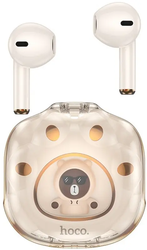 Беспроводные наушники Hoco DES36 Cool Bear (Khaki) - 2