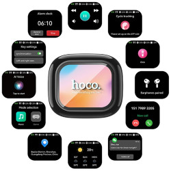 Casti fara fir Hoco DES53 Enthusiast (Black) Thumb