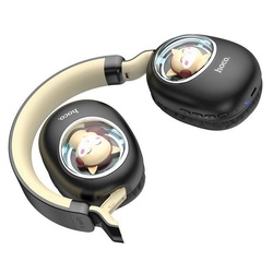 Casti fara fir Hoco ESD11 Cute Luminous (Black) Thumb