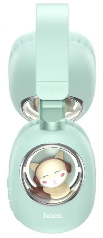 Casti fara fir Hoco ESD11 Cute Luminous (Mint Green)