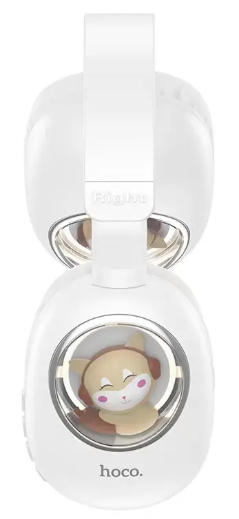 Casti fara fir Hoco ESD11 Cute Luminous (White)