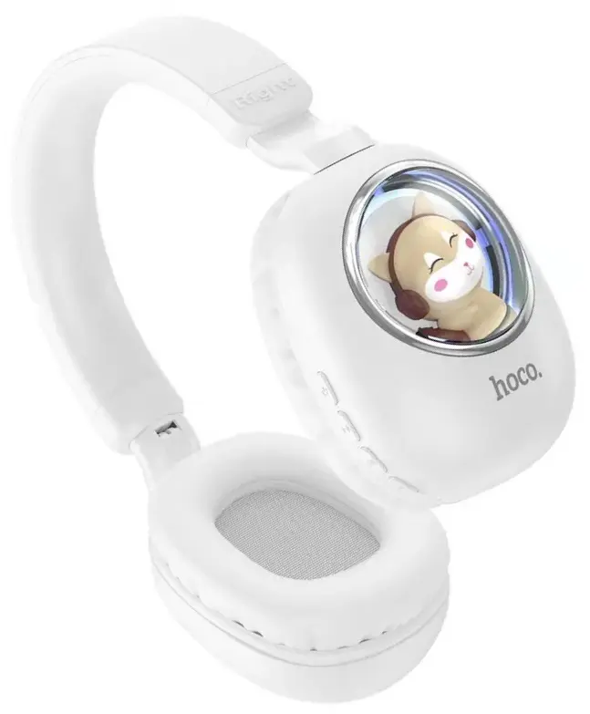 Casti fara fir Hoco ESD11 Cute Luminous (White)