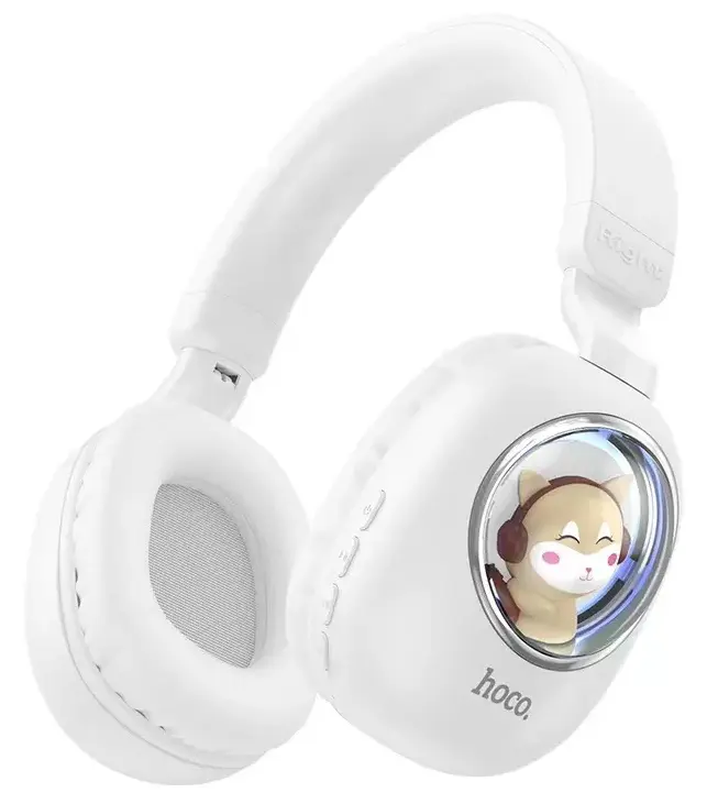 Casti fara fir Hoco ESD11 Cute Luminous (White)