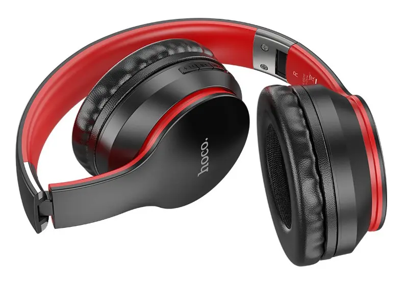 Casti fara fir Hoco ESD16 Excellent (Black/Red)