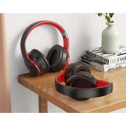 Casti fara fir Hoco ESD16 Excellent (Black/Red) Thumb