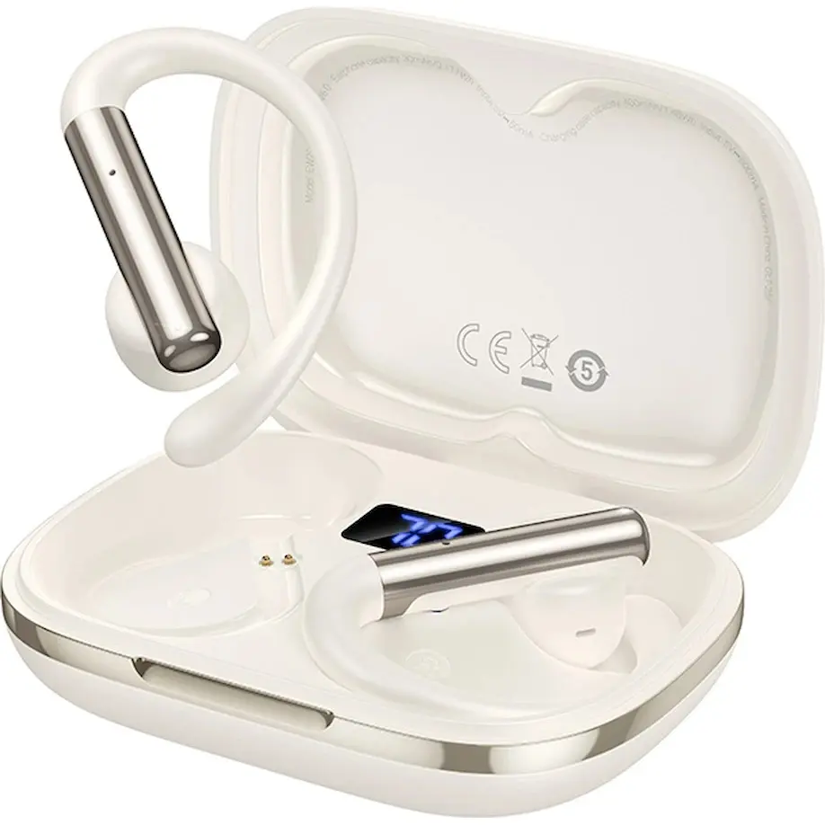 Беспроводные наушники Hoco EW206 Mist (Milk White)
