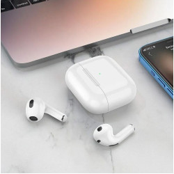 Casti fara fir Hoco EW43 (White) Thumb