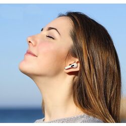 Casti fara fir Hoco EW69 (White) Thumb