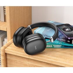 Casti fara fir Hoco W35 Max Auspicious (Black) Thumb