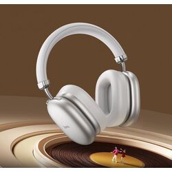 Casti fara fir Hoco W35 Max Auspicious (Silver) Thumb